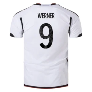 WERNER #9 Germany Home Soccer Jersey 2022 – Fan Version – front view