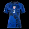 Women’s DEST #2 USA Away Soccer Jersey 2022 – Fan Version – back view