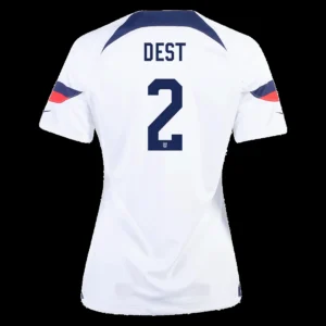 Women’s DEST #2 USA Home Soccer Jersey 2022 – Fan Version – front view