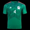 Women’s E.ÁLVAREZ #4 Mexico Home Soccer Jersey 2022 – Fan Version – back view