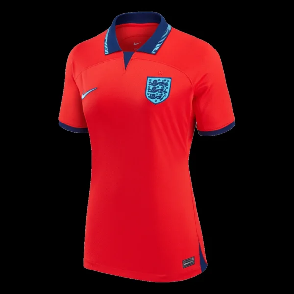 Women’s England Away Soccer Jersey 2022 – Fan Version – front view