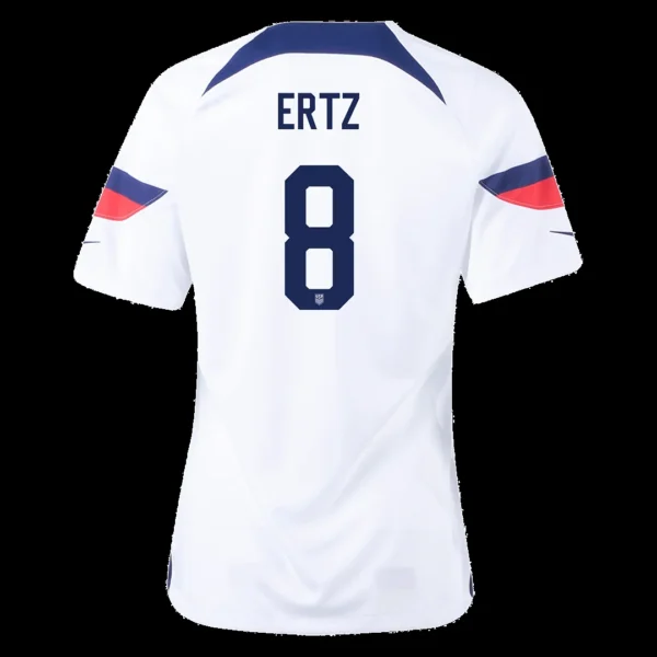 Women’s ERTZ #8 USA Home Soccer Jersey 2022 – Fan Version – front view