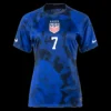 Women’s HEATH #7 USA Away Soccer Jersey 2022 – Fan Version – back view