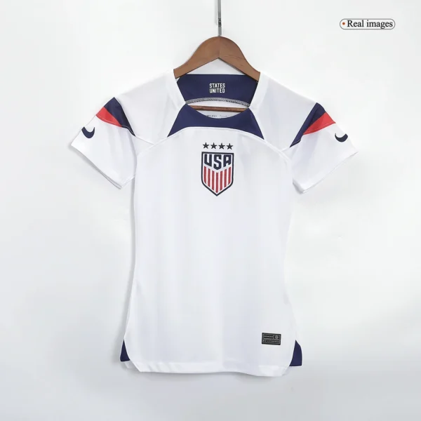 Women’s HEATH #7 USA Home Soccer Jersey 2022 – Fan Version – jersey details