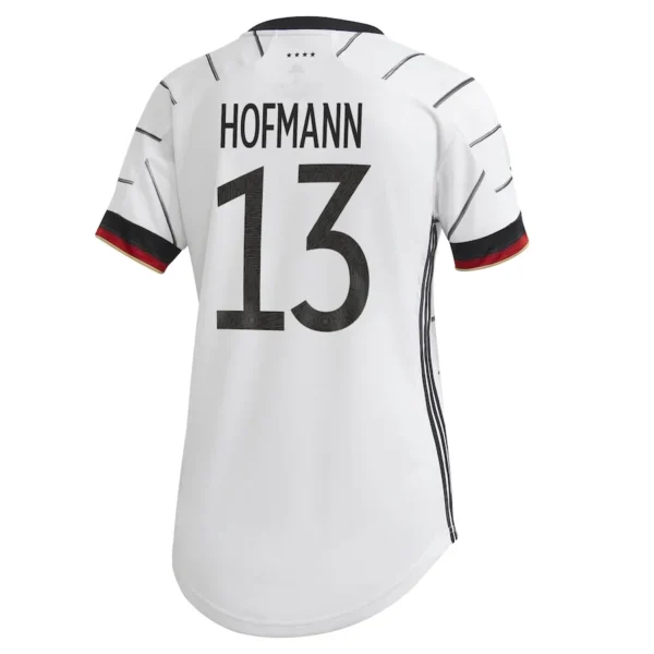 Women’s HOFMANN #13 Germany Home Soccer Jersey 2020/21 – Fan Version – front view