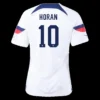 Women’s HORAN #10 USA Home Soccer Jersey 2022 – Fan Version – front view