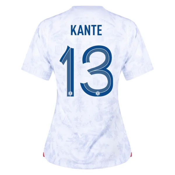 Women’s KANTE #13 France Away Soccer Jersey 2022 – Fan Version – front view