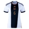 Women’s KIMMICH #6 Germany Home Soccer Jersey 2022 – Fan Version – back view