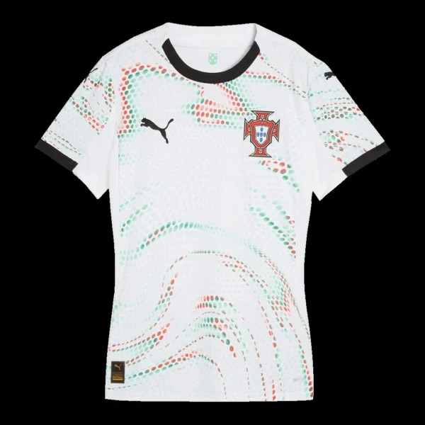 Women’s Portugal Away Soccer Jersey 2025 – Fan Version – front view