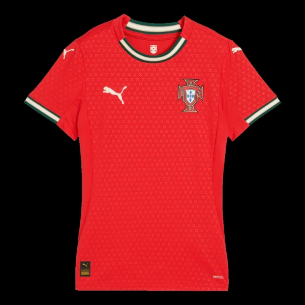 Women’s Portugal Home Soccer Jersey 2025 – Fan Version – front view