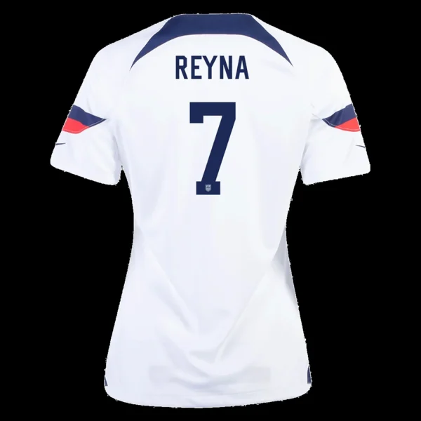 women-s-reyna-7-usa-home-soccer-jersey-2022-fan-version-197023-01 Women’s REYNA #7 USA Home Soccer Jersey 2022 β Fan Version β front view