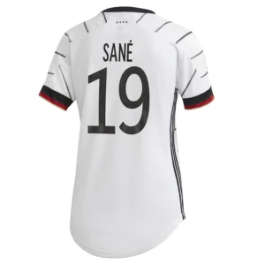 Women’s SANÉ #19 Germany Home Soccer Jersey 2020/21 – Fan Version – front view