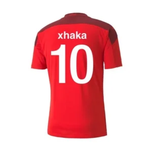 xhaka-10-switzerland-home-soccer-jersey-2021-fan-version-128792-01 XHAKA #10 Switzerland Home Soccer Jersey 2021 โ Fan Version โ front view