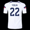 yedlin-22-usa-home-soccer-jersey-2022-player-version-194756-01 YEDLIN #22 USA Home Soccer Jersey 2022 β Player Version β front view