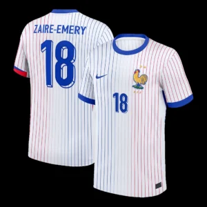 zaire-emery-18-france-away-soccer-jersey-fan-version-612772-01 ZAIRE-EMERY #18 France Away Soccer Jersey โ Fan Version โ front view