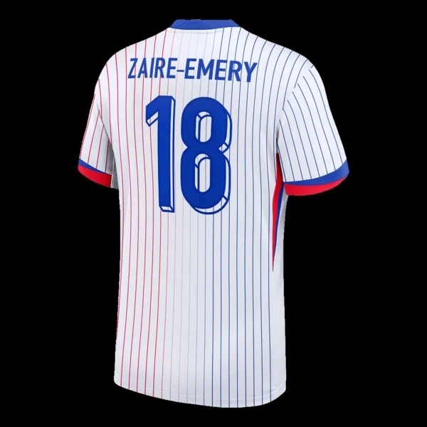 zaire-emery-18-france-away-soccer-jersey-fan-version-612772-03 ZAIRE-EMERY #18 France Away Soccer Jersey β Fan Version β jersey details