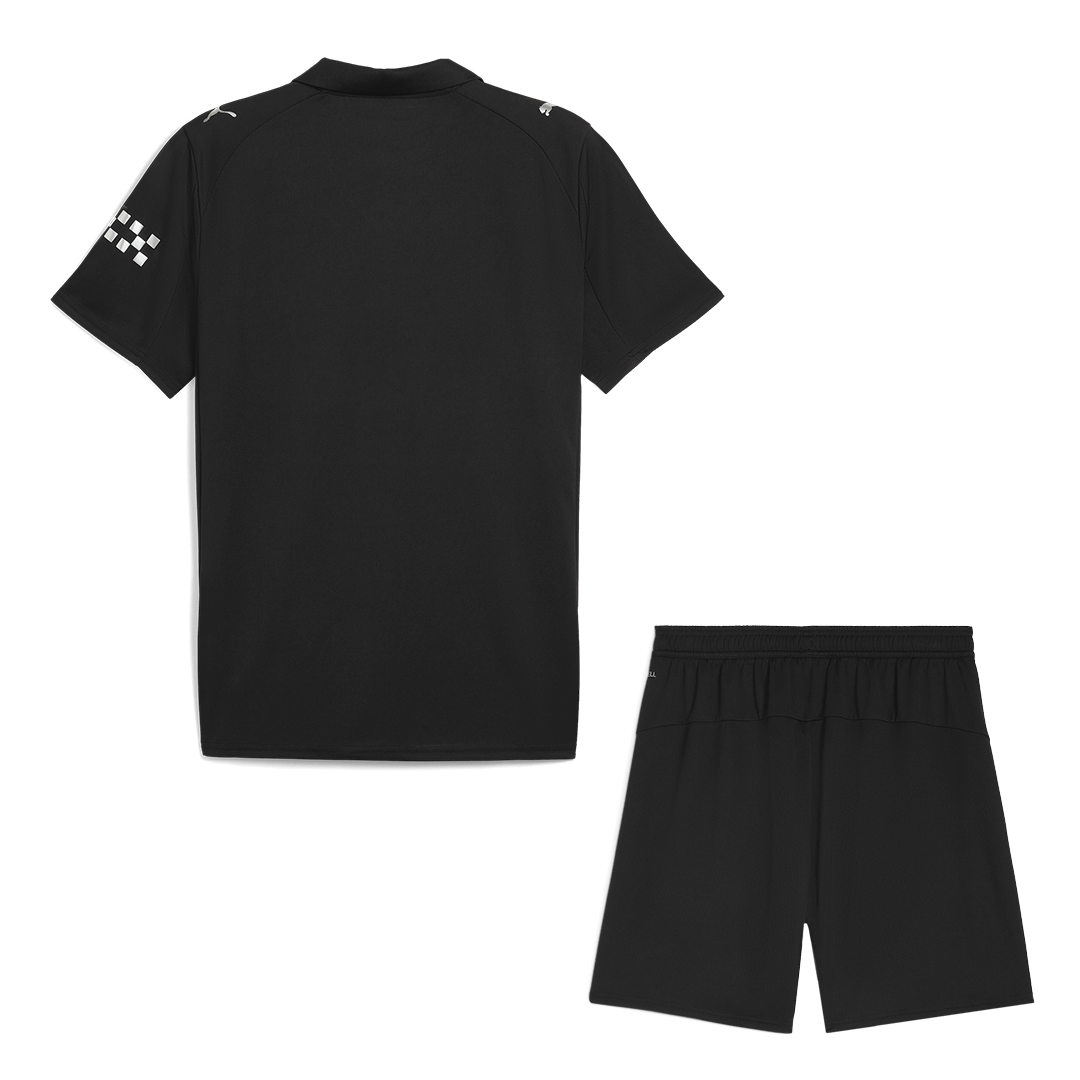 Manchester City Away Soccer Kit – Jersey + Shorts 2025/26 – Fan Version – back view