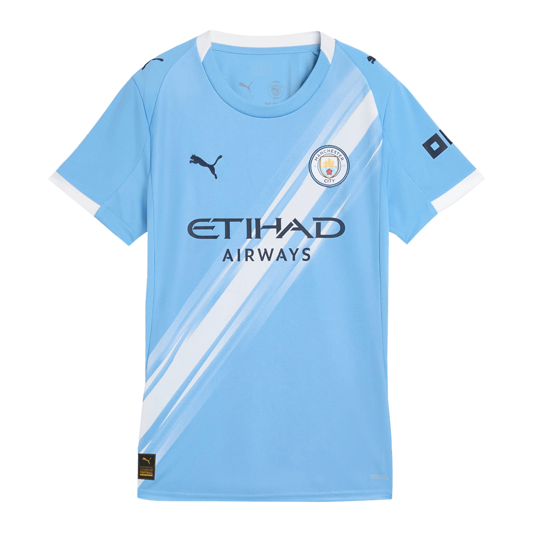 Women’s Manchester City Home Soccer Jersey 2025/26 – Fan Version – front view