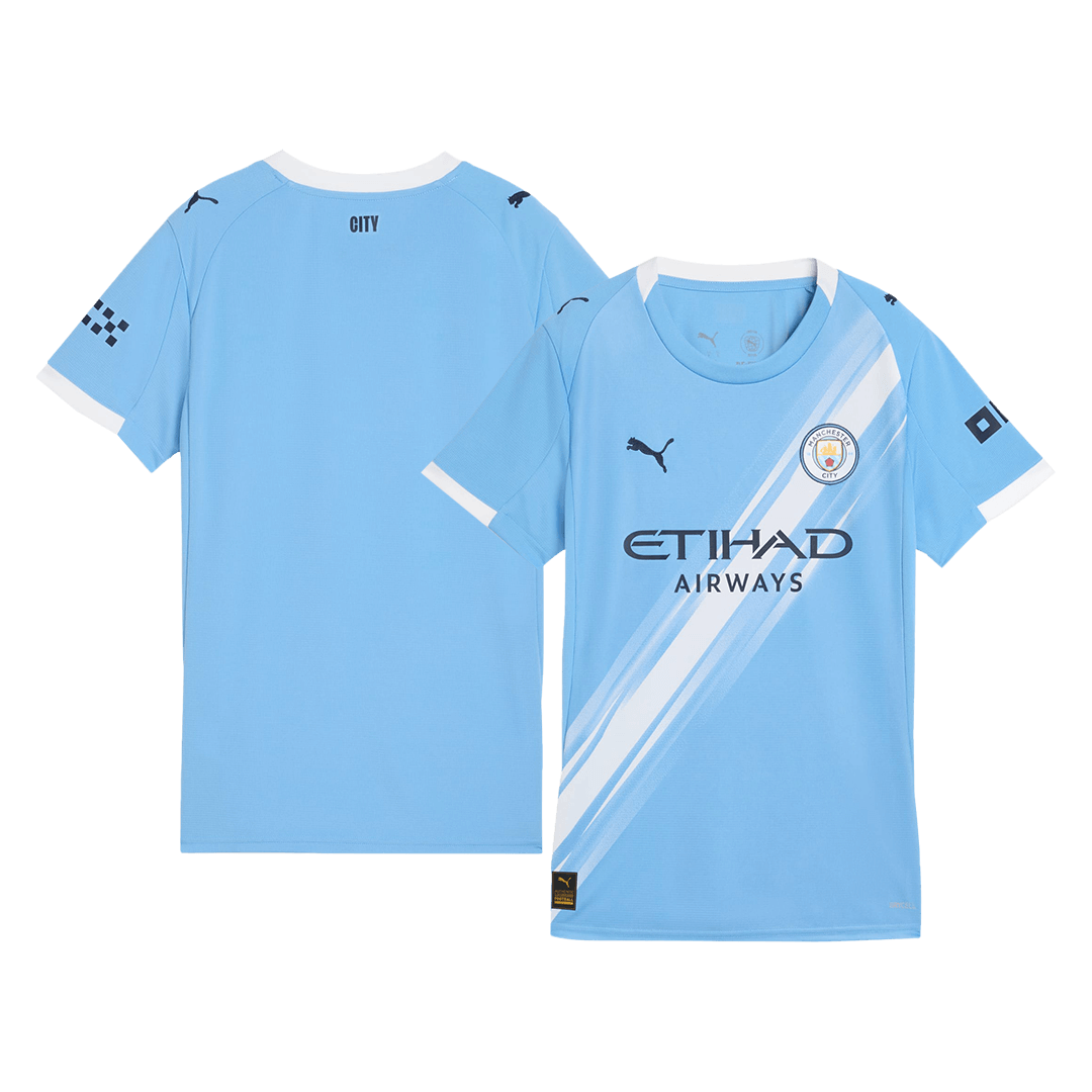 Women’s Manchester City Home Soccer Jersey 2025/26 – Fan Version – jersey details