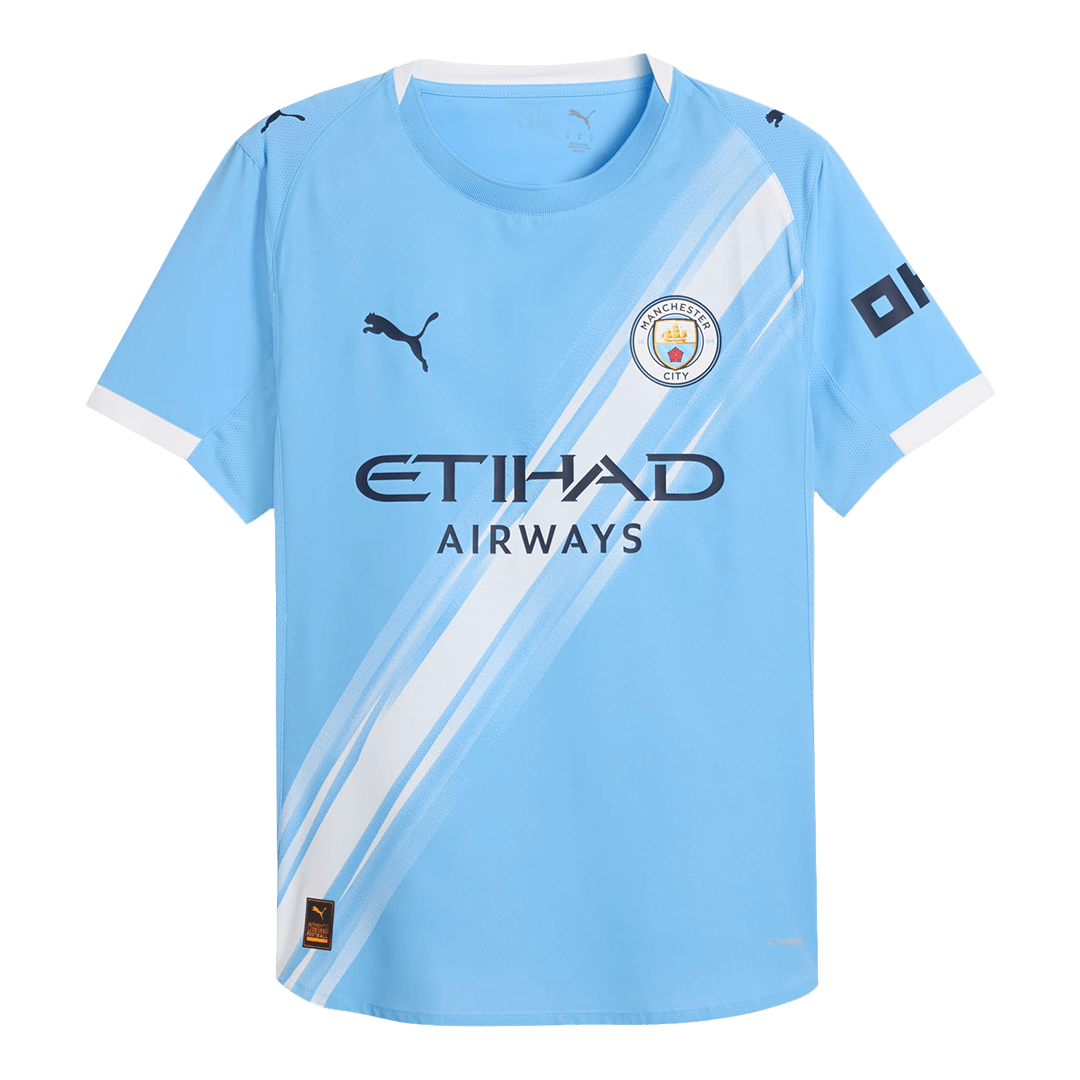 REIJNDERS #4 Manchester City Home Soccer Jersey 2025/26 Player Version – back view