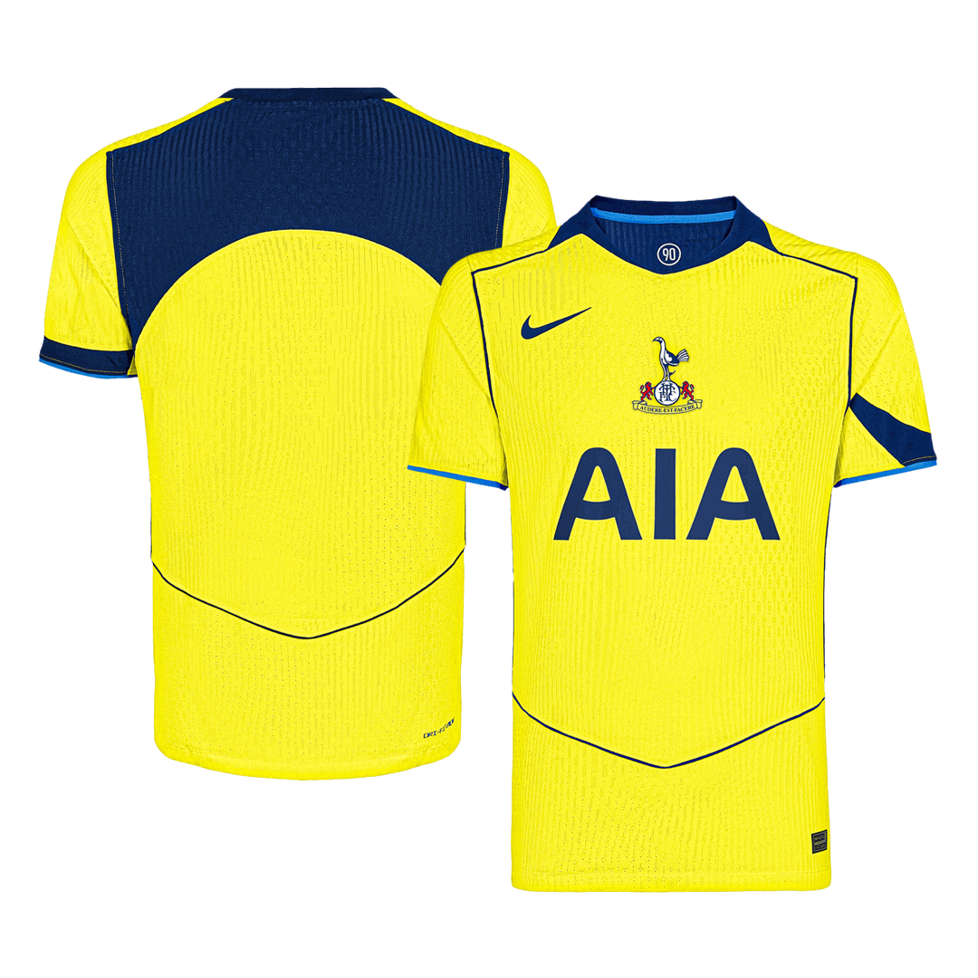 Tottenham Hotspur Third Away Soccer Jersey 2025/26 Player Version – jersey details