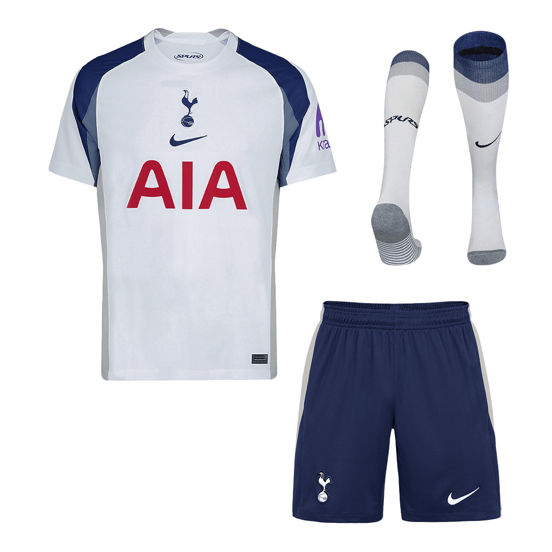 Tottenham Hotspur Home Soccer Jersey Kit(Jersey+Shorts+Socks) 2025/26 โ Fan Version โ ๅๅๅพ 1 Tottenham Hotspur Home Soccer Jersey Kit(Jersey+Shorts+Socks) 2025/26 โ Fan Version โ front view