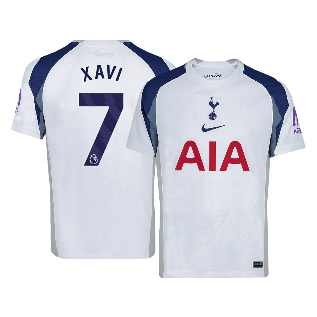 XAVI #7 Tottenham Hotspur Home Soccer Jersey 2025/26 โ Fan Version โ ๅๅๅพ 1 XAVI #7 Tottenham Hotspur Home Soccer Jersey 2025/26 โ Fan Version โ front view