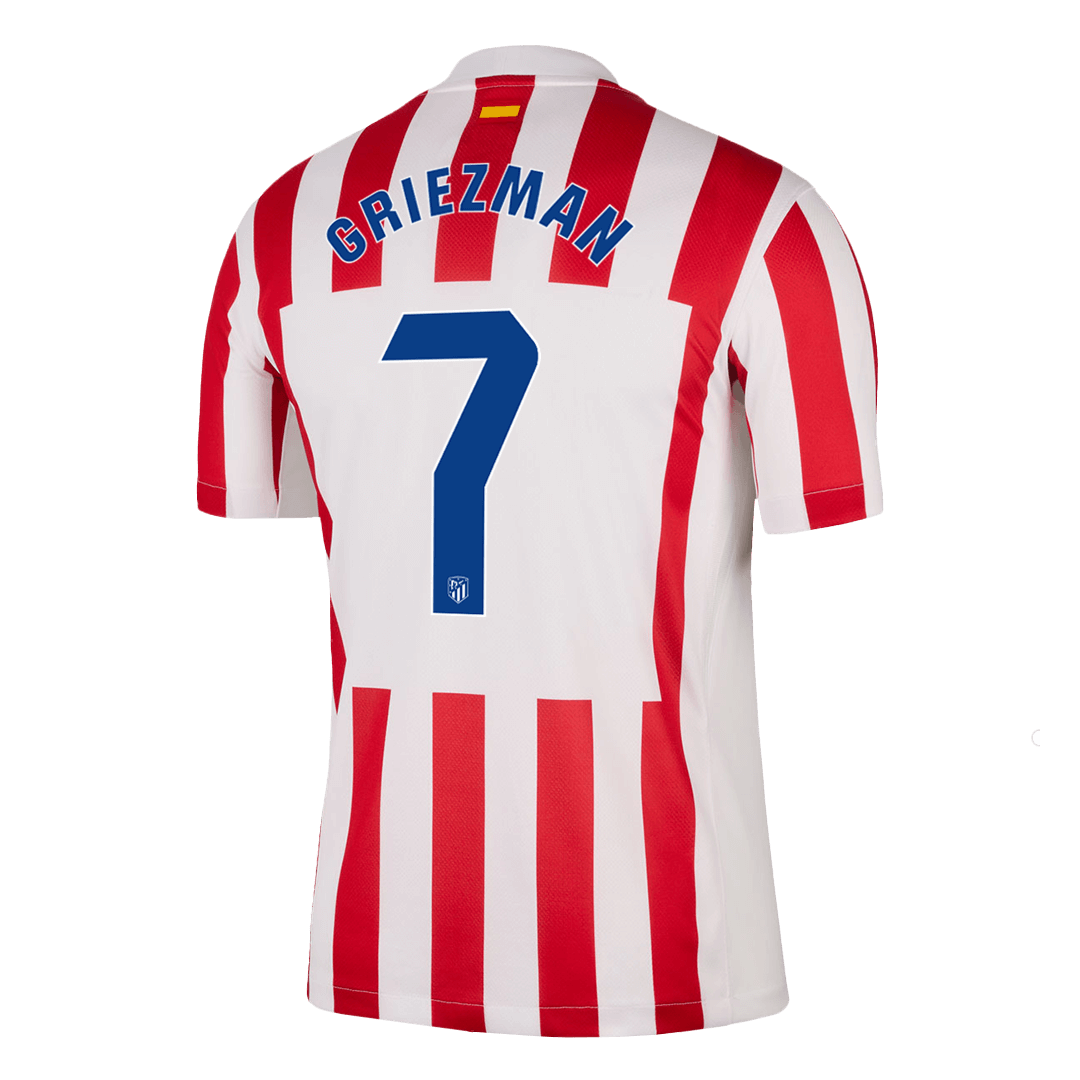 GRIEZMANN #7 Atletico Madrid Home Soccer Jersey 2025/26 – Fan Version – jersey details