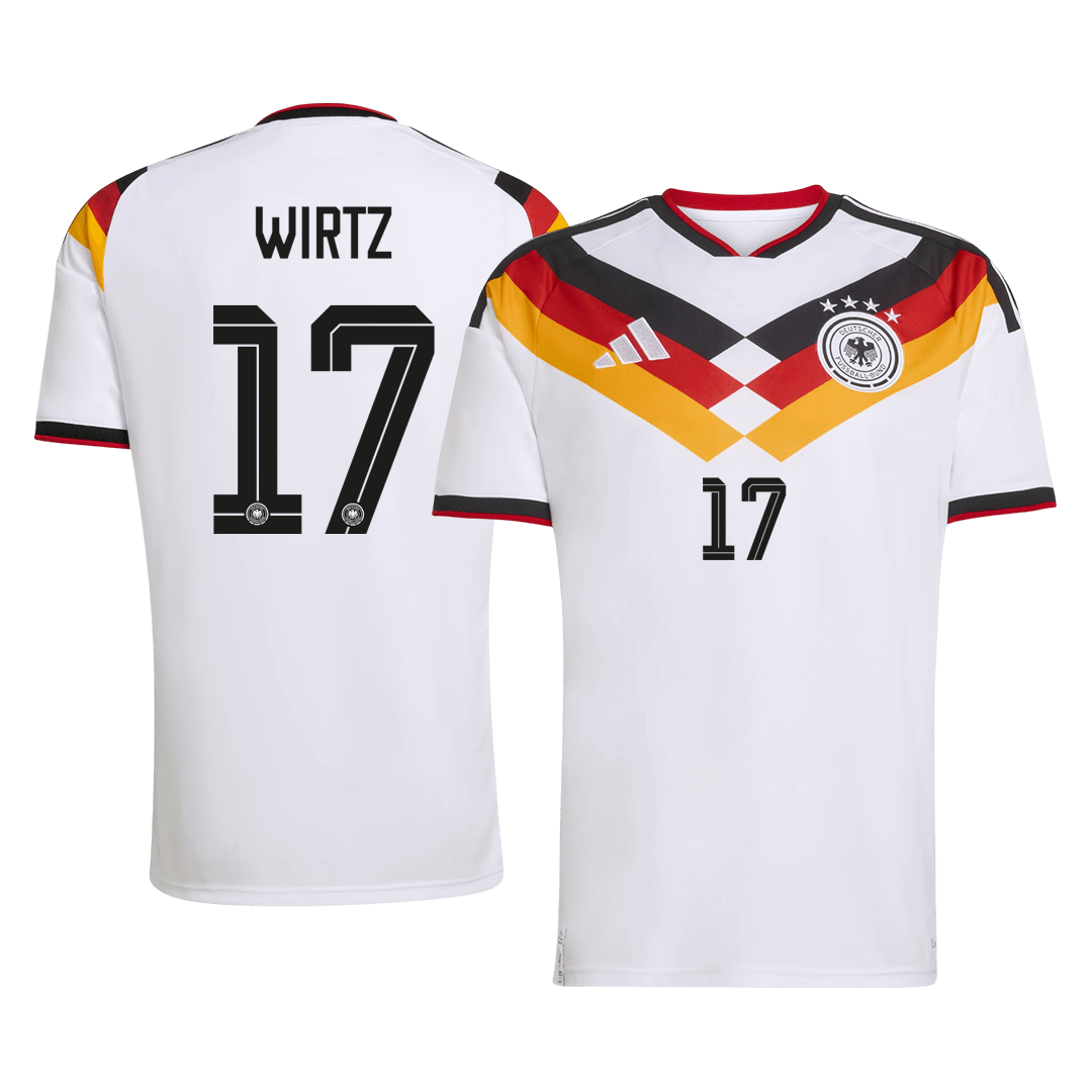 WIRTZ #17 Germany Home Soccer Jersey 2026 โ Fan Version โ ๅๅๅพ 1 WIRTZ #17 Germany Home Soccer Jersey 2026 โ Fan Version โ front view