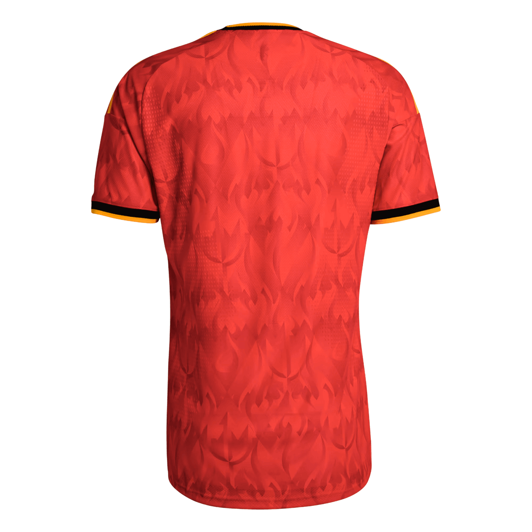 Belgium Home Soccer Jersey 2026 Player Version – back view