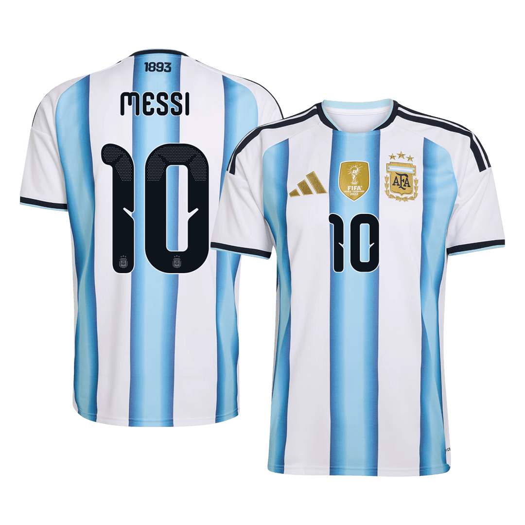 Lionel Messi #10 Argentina Home Soccer Jersey 2026 โ Fan Version โ ๅๅๅพ 1 Lionel Messi #10 Argentina Home Soccer Jersey 2026 โ Fan Version โ front view