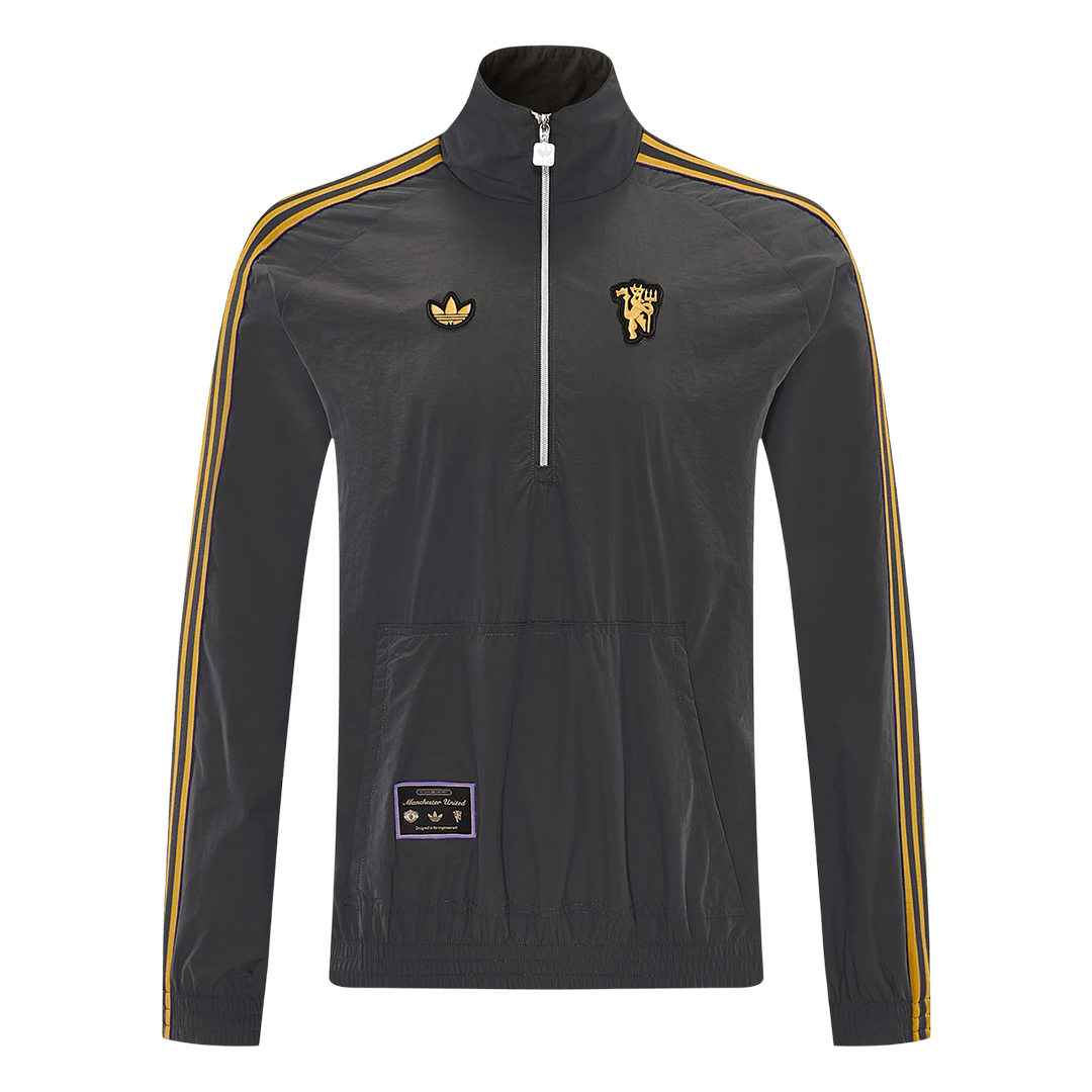 Manchester United Windbreaker Jacket 2026 โ Fan Version โ ๅๅๅพ 1 Manchester United Windbreaker Jacket 2026 โ Fan Version โ front view