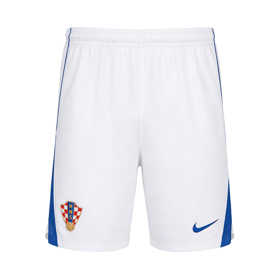Croatia Home Soccer Shorts 2026 – Fan Version — 商品图 1 Croatia Home Soccer Shorts 2026 – Fan Version – front view