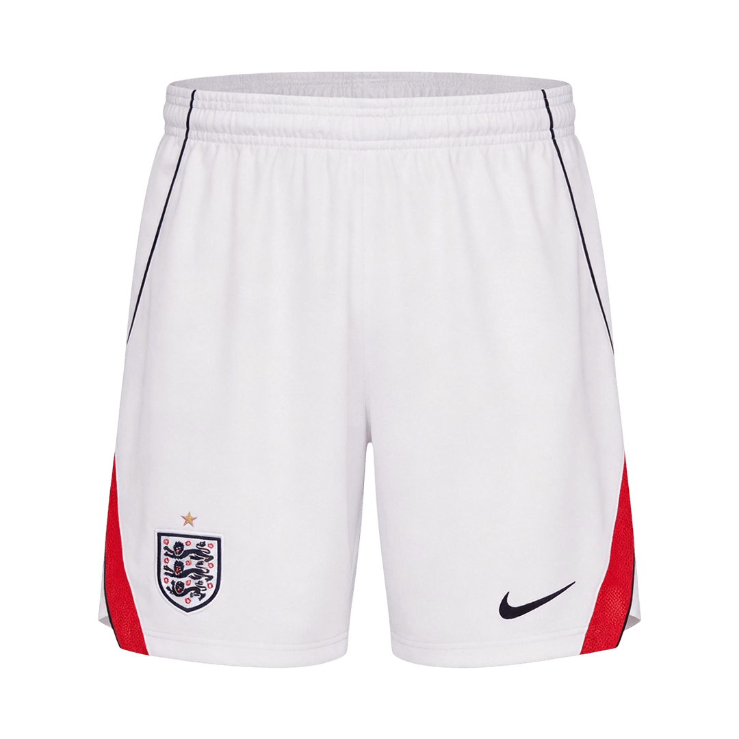 England Home Soccer Shorts 2026 – Fan Version – front view