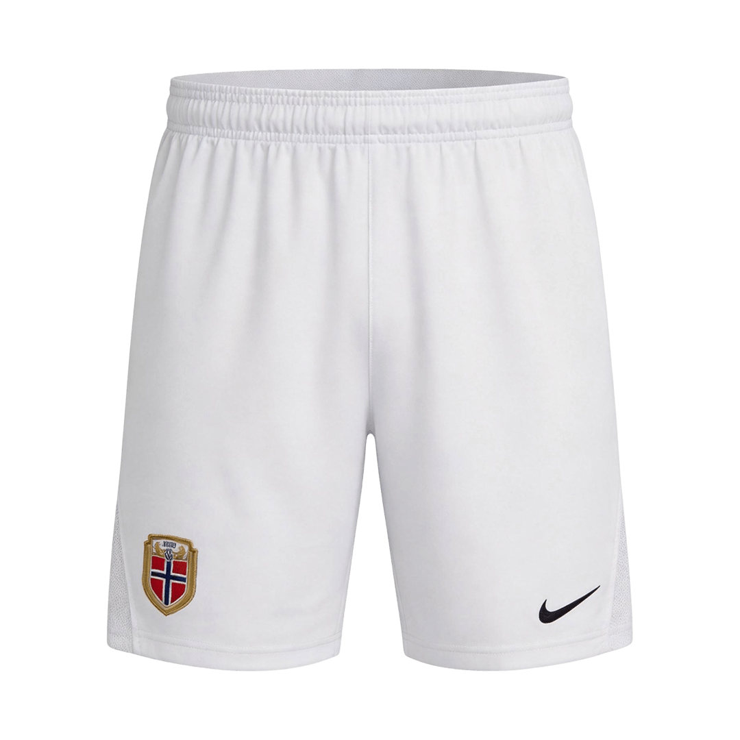 Norway Home Soccer Shorts 2026 – Fan Version – front view