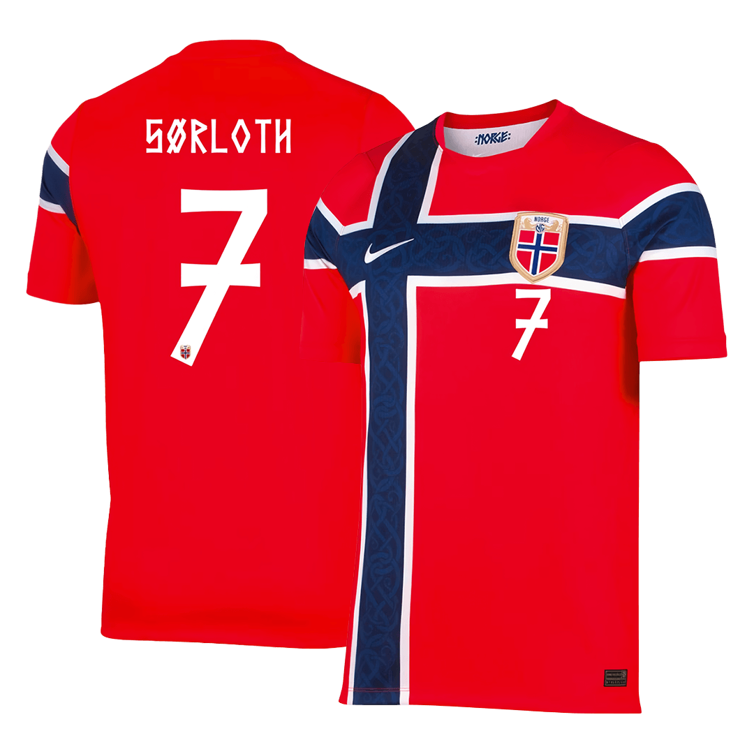 SØRLOTH #7 Norway Home 2026 – Fan Version – jersey details