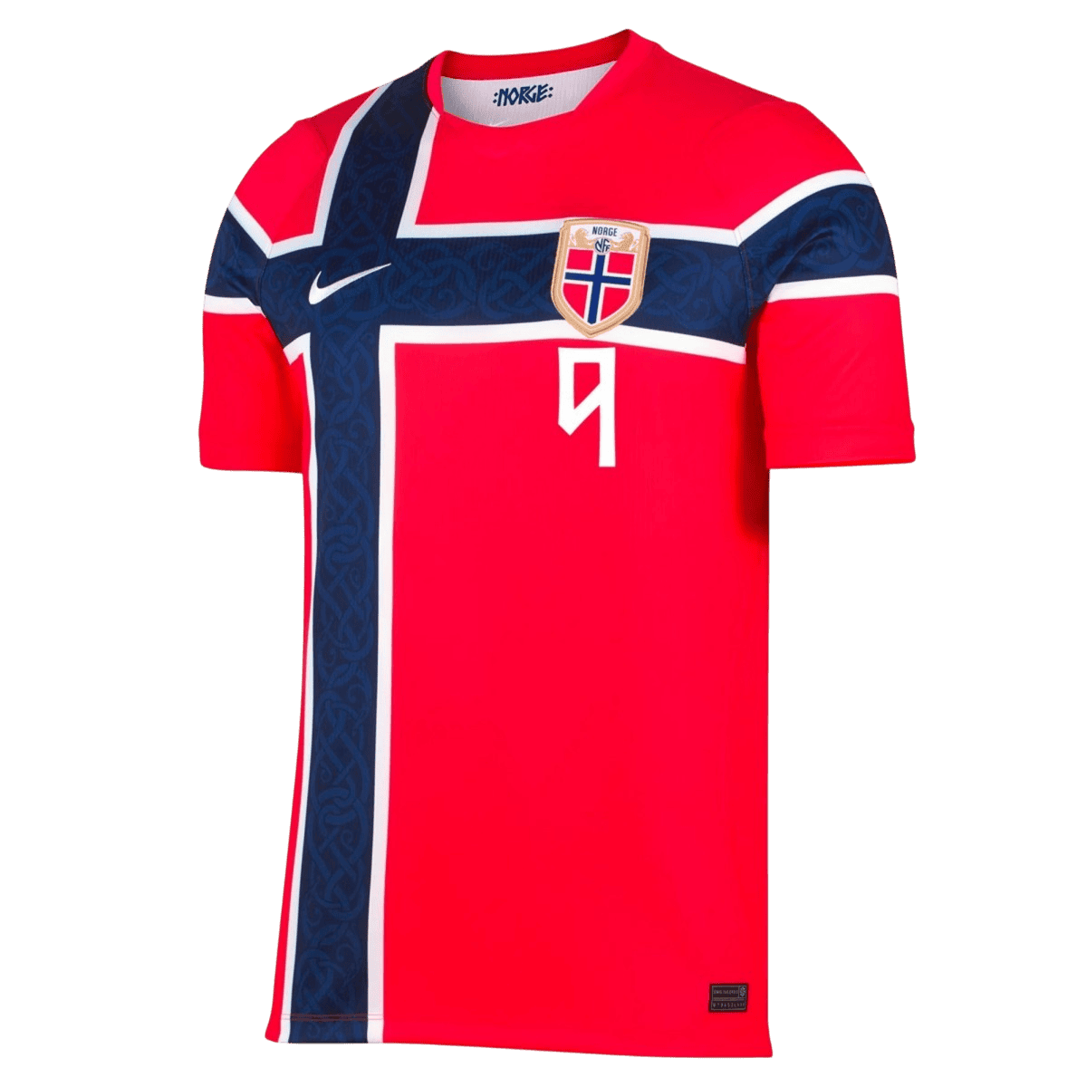 BRAUT HAALAND #9 Norway Home 2026 – Fan Version – back view