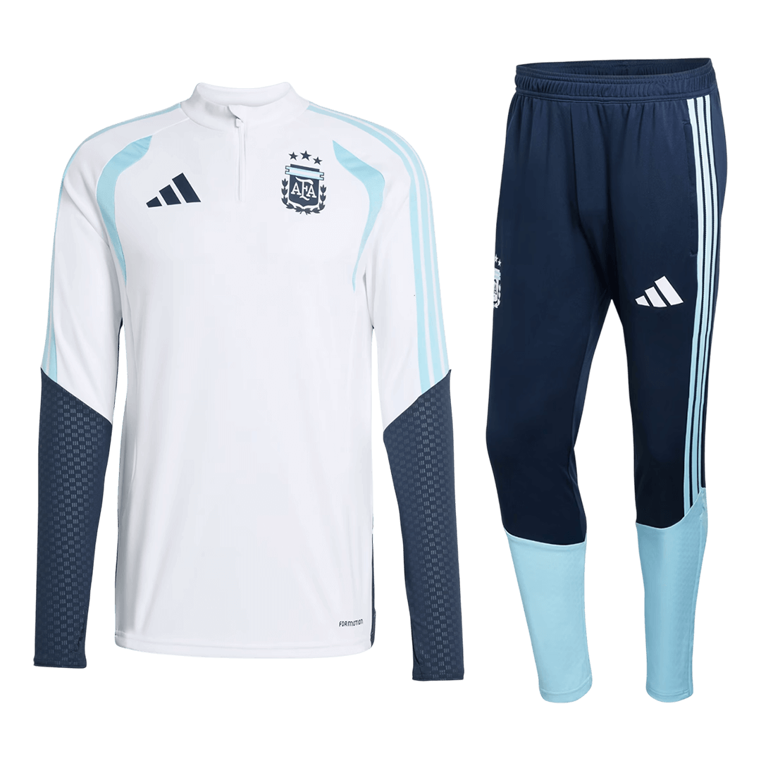 Argentina Zipper Sweatshirt Kit(Top+Pants) 2026 – Fan Version – front view