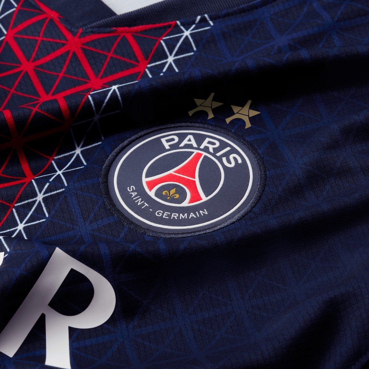 Champions of Europe #26 PSG Home Soccer Jersey 2025/26 β Fan Version β εεεΎ 4 Champions of Europe #26 PSG Home Soccer Jersey 2025/26 β Fan Version β badge and fabric details