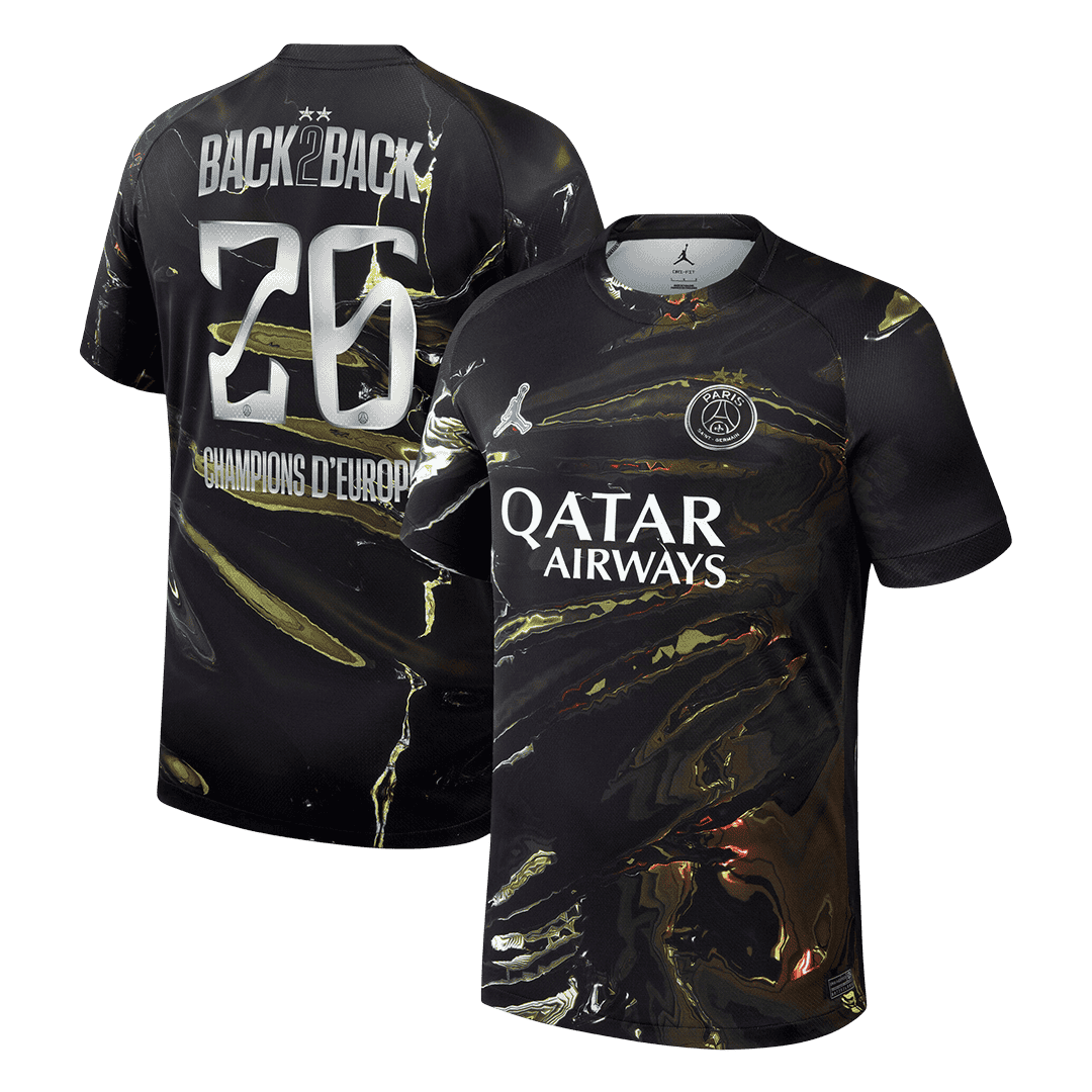 Champions of Europe #26 PSG Soccer Jersey 2025/26 - CHAMPIONS OF EUROPE β Fan Version β εεεΎ 1 Champions of Europe #26 PSG Soccer Jersey 2025/26 – CHAMPIONS OF EUROPE β Fan Version β front view