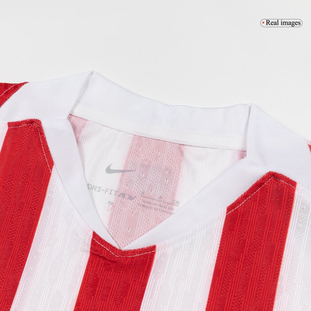 SØRLOTH #9 Atletico Madrid Home Soccer Jersey 2025/26 Player Version — 商品图 3 SØRLOTH #9 Atletico Madrid Home Soccer Jersey 2025/26 Player Version – jersey details