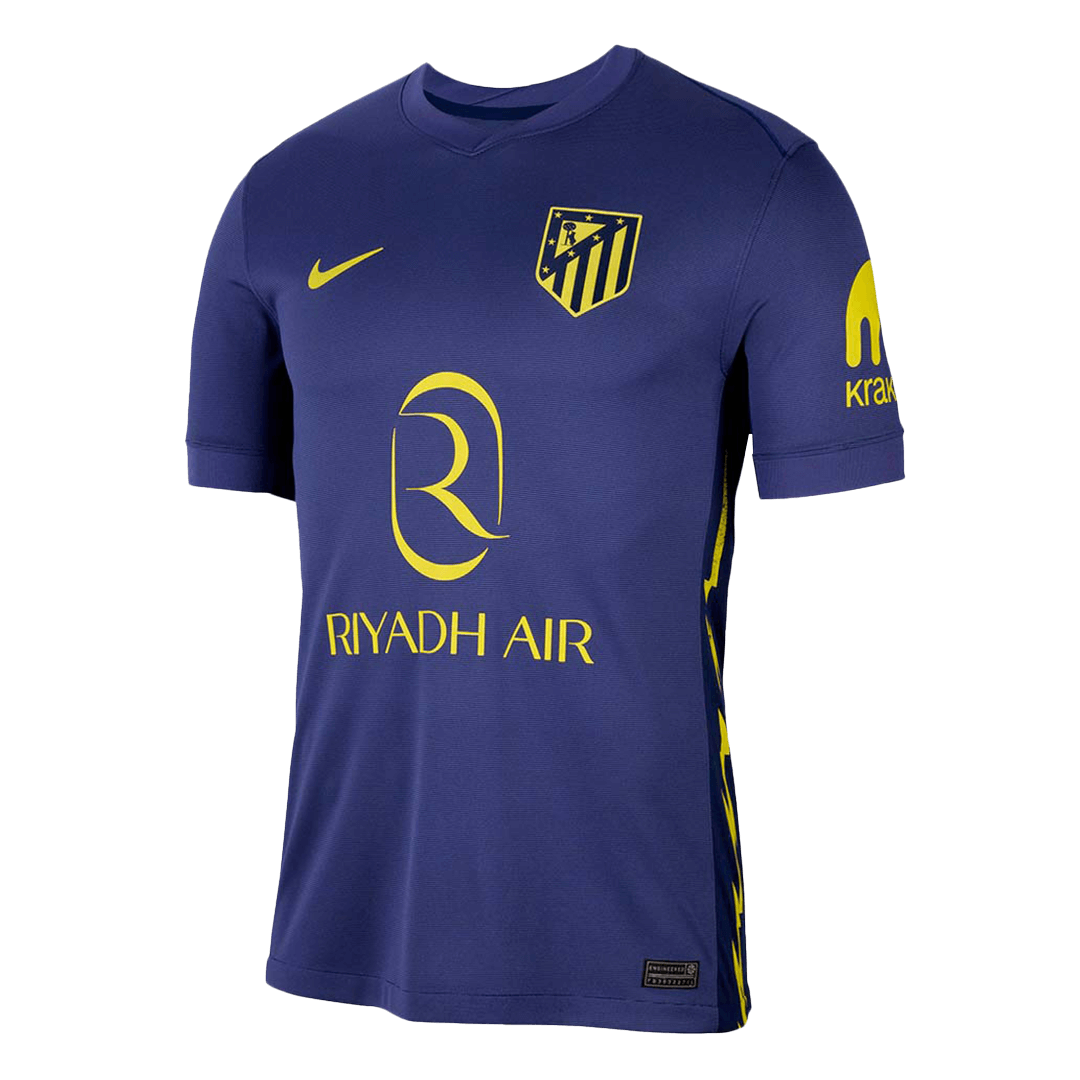 SØRLOTH #9 Atletico Madrid Away Soccer Jersey 2025/26 – Fan Version – jersey details