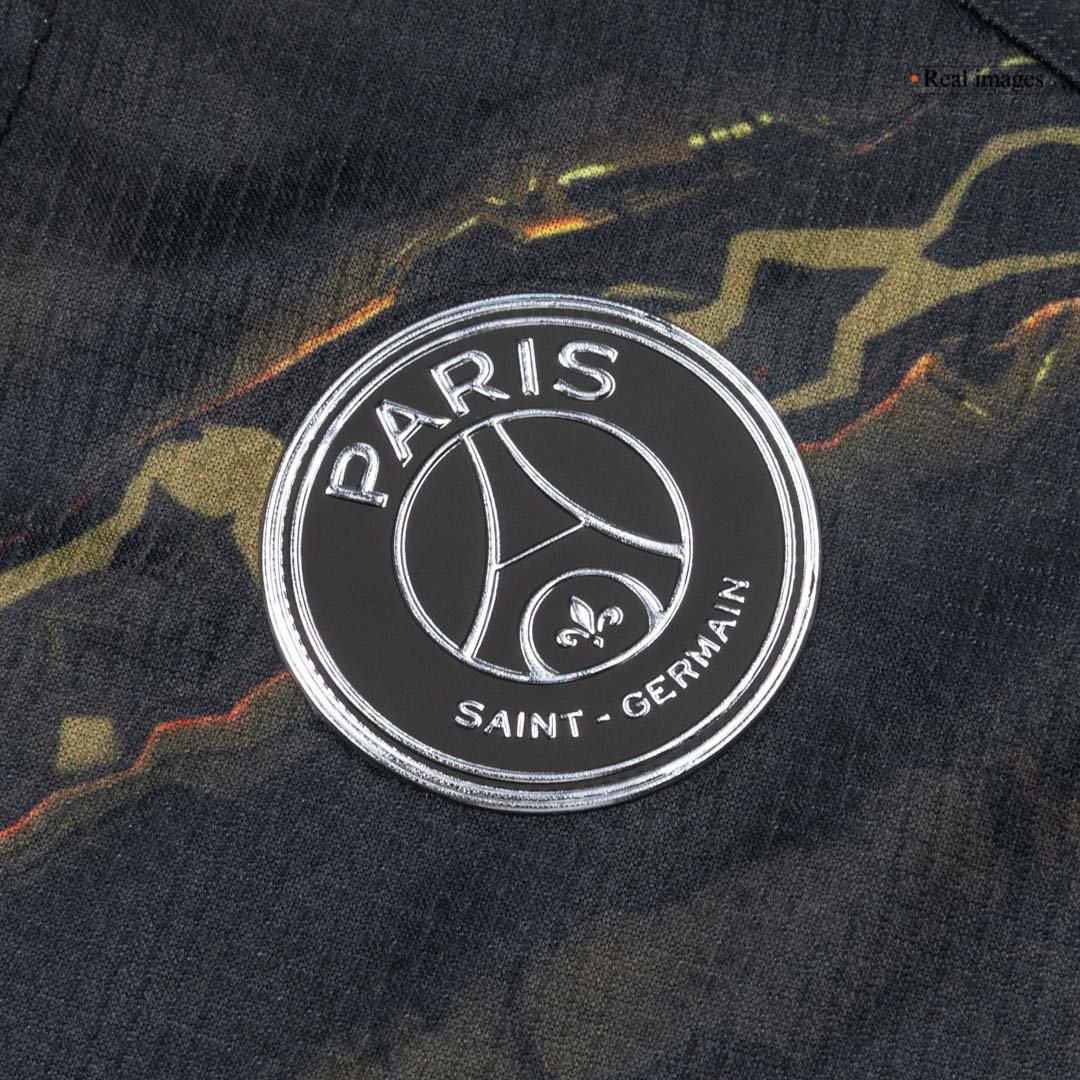 Kid's PSG Soccer Kit β Jersey + Shorts 2025/26 β Fan Version β εεεΎ 4 Kid’s PSG Soccer Kit β Jersey + Shorts 2025/26 β Fan Version β badge and fabric details