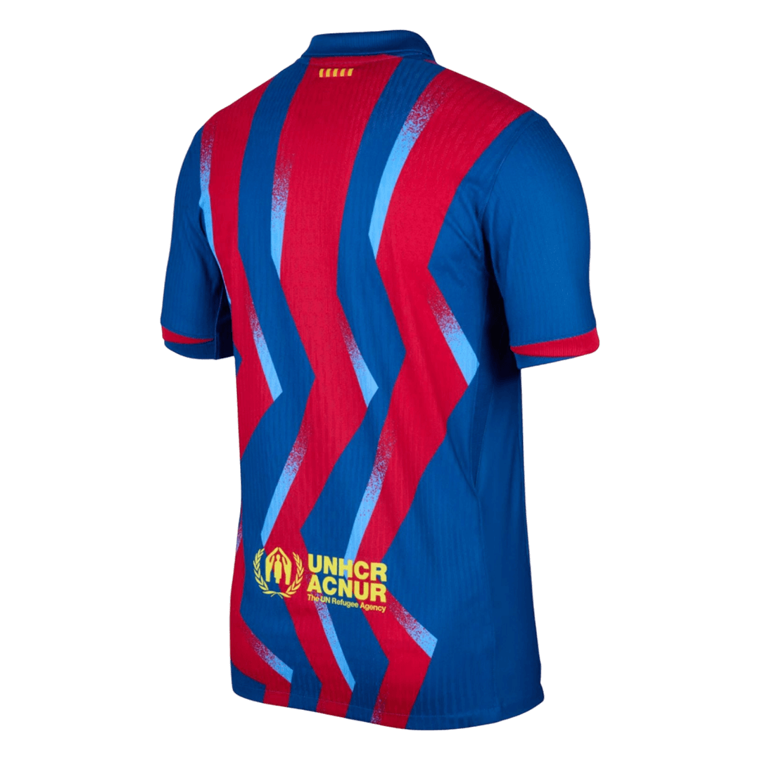 Barcelona Fourth Away Soccer Jersey 2025/26 Player Version — 商品图 2 Barcelona Fourth Away Soccer Jersey 2025/26 Player Version – back view
