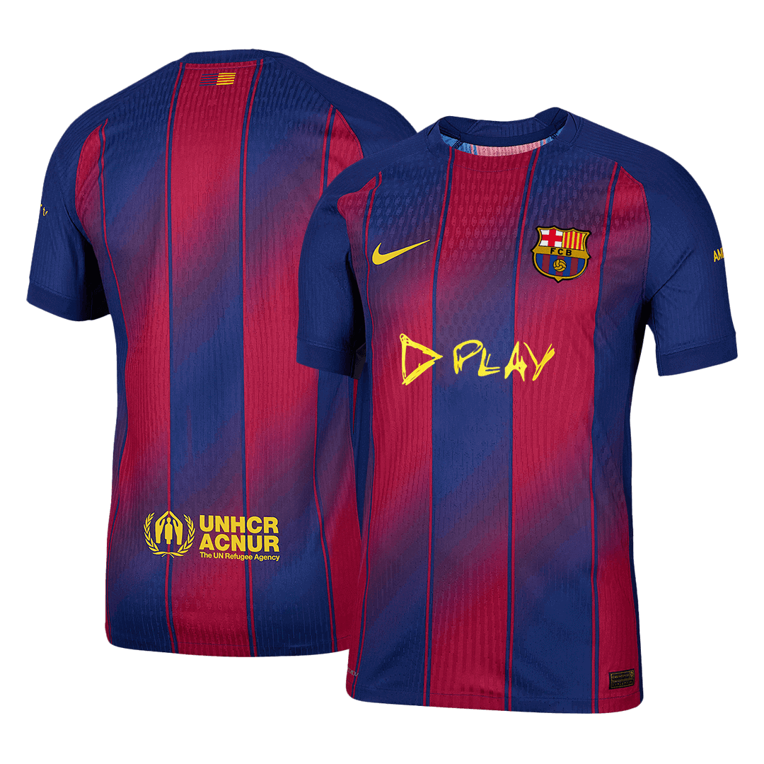 Barcelona Home Soccer Jersey 2025/26 Player Version – jersey details