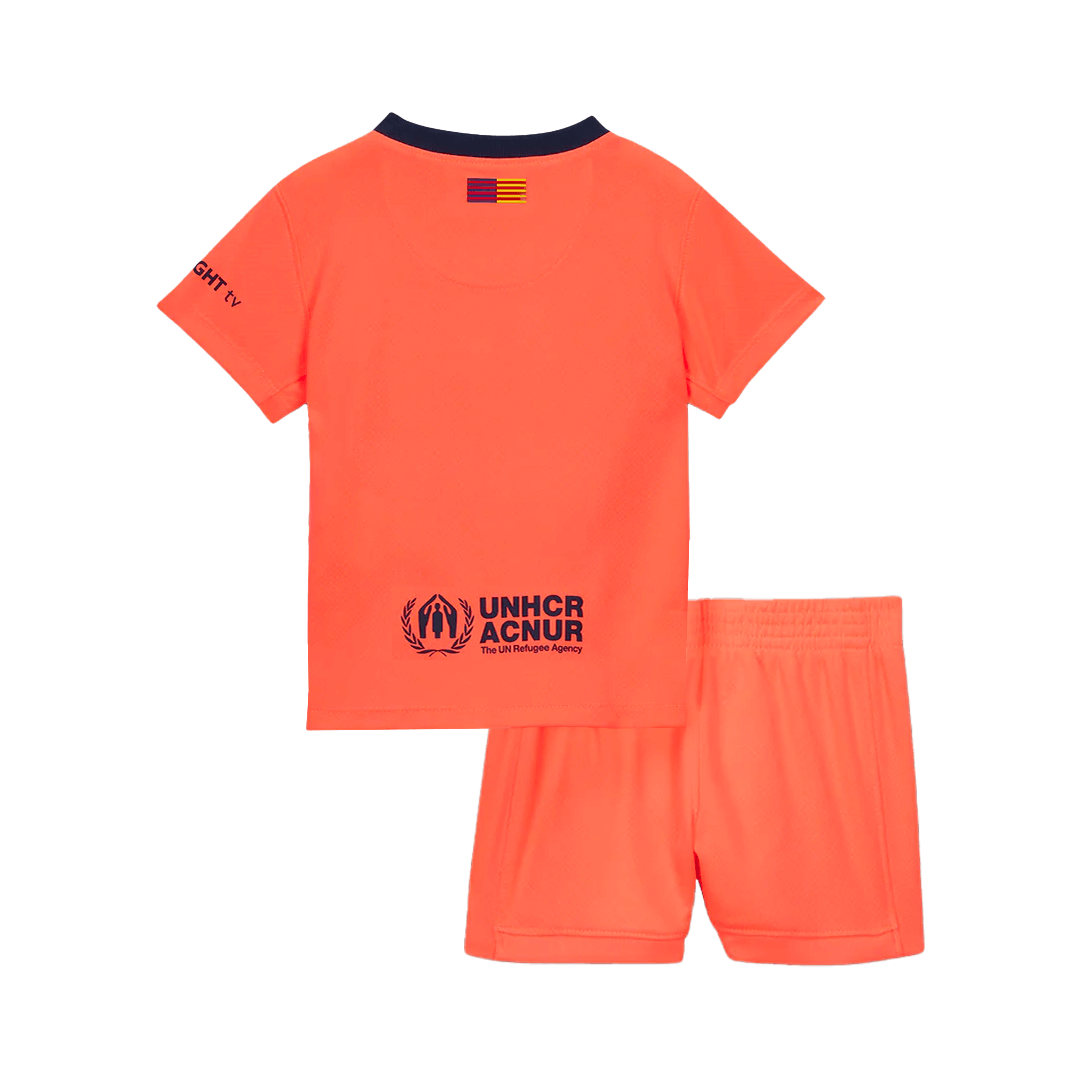 Kid's Barcelona Third Away Soccer Jersey 2025/26 β Fan Version β εεεΎ 2 Kid’s Barcelona Third Away Soccer Jersey 2025/26 β Fan Version β back view