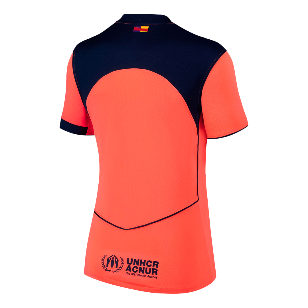 Women's Barcelona Third Away Soccer Jersey 2025/26 – Fan Version — 商品图 2 Women’s Barcelona Third Away Soccer Jersey 2025/26 – Fan Version – back view