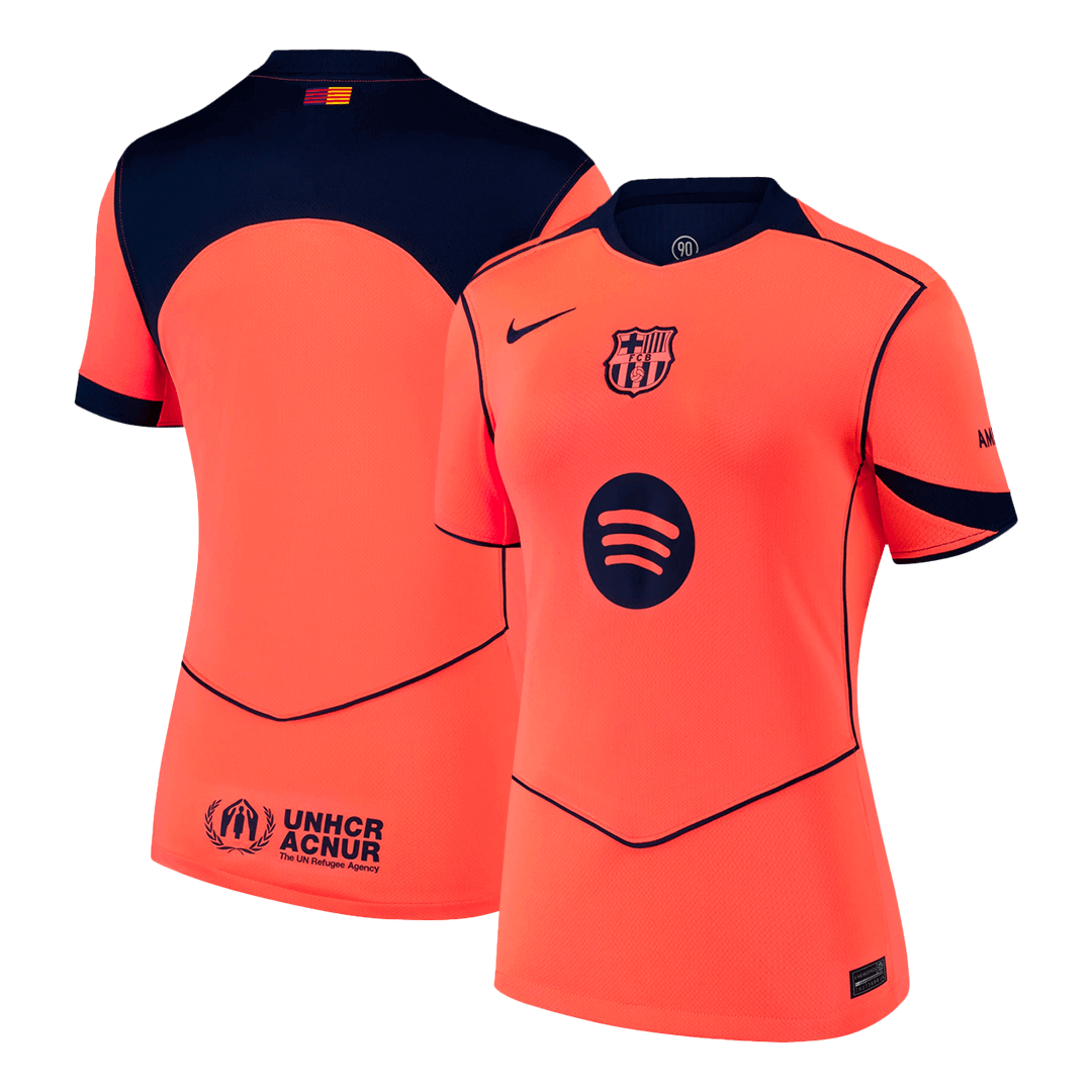 Women's Barcelona Third Away Soccer Jersey 2025/26 – Fan Version — 商品图 3 Women’s Barcelona Third Away Soccer Jersey 2025/26 – Fan Version – jersey details