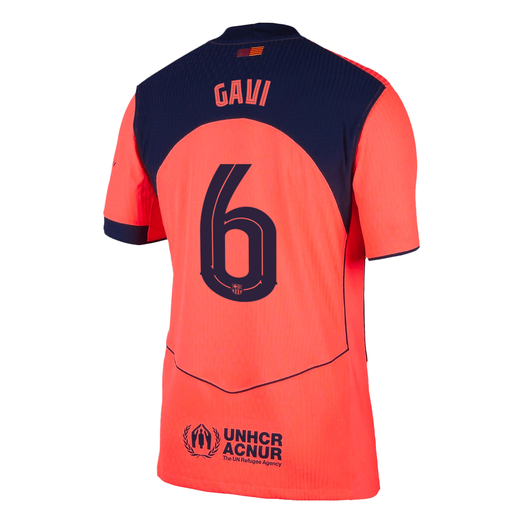 GAVI #6 Barcelona Third Away Soccer Jersey 2025/26 – UCL Player Version – jersey details