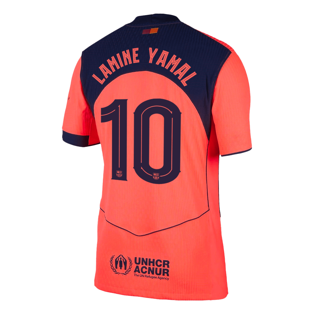 Lamine Yamal #10 Barcelona Third Away Soccer Jersey 2025/26 – UCL Player Version – jersey details
